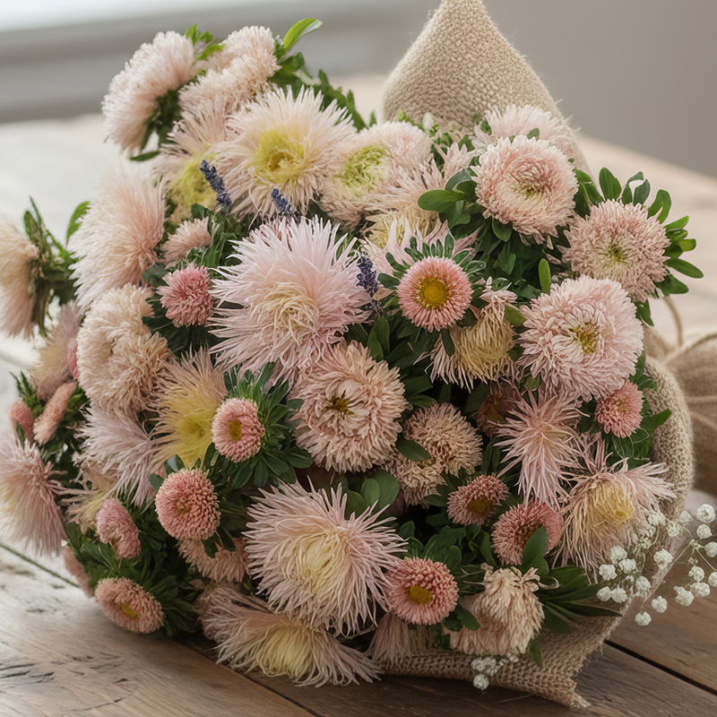 ASTER APRICOT PANACHE
