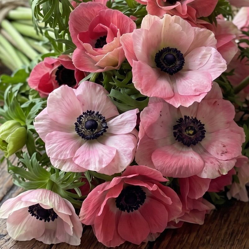 ANEMONE MISTRAL ROSA CHIARO & PINKIE DUO