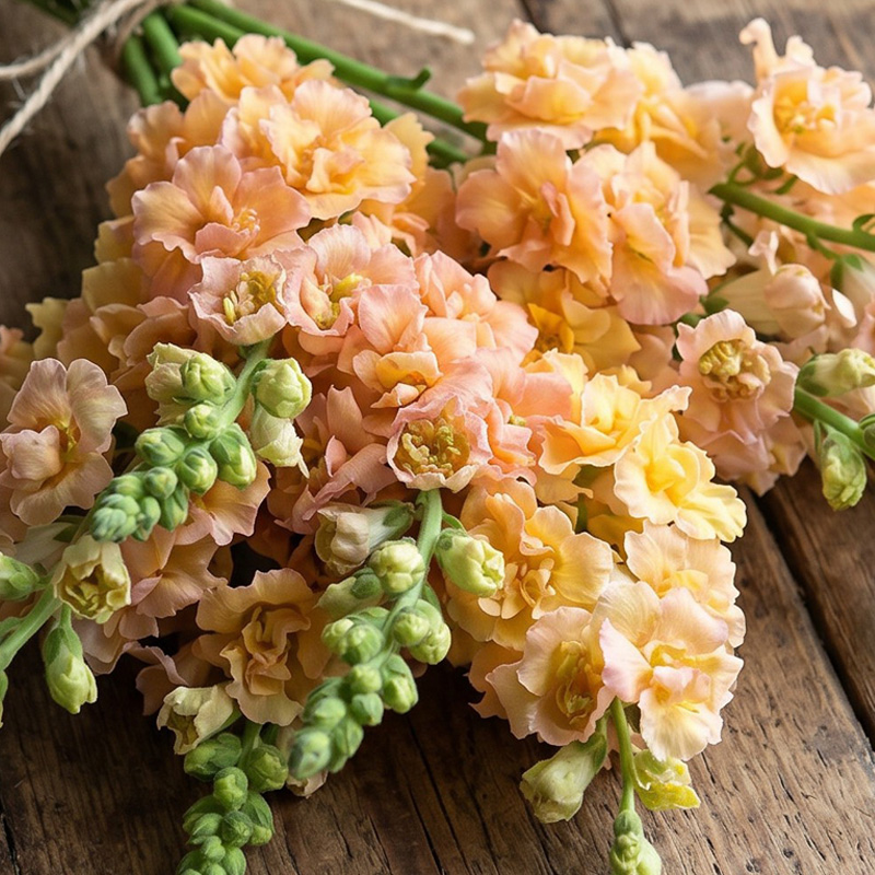 ANTIRRHINUM DOUBLE FRAPPE APRICOT F1