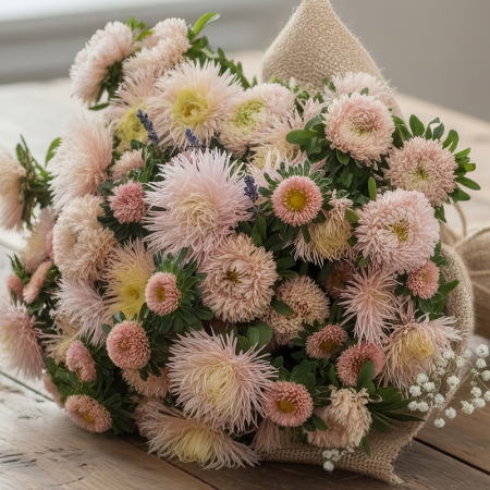 ASTER APRICOT PANACHE