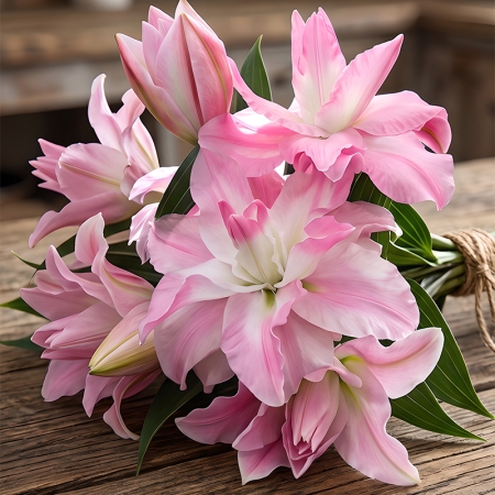 LILY ORIENTAL DOUBLE POLLENLESS LUCKY ANGEL