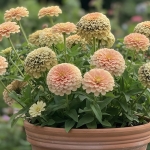 ZINNIA ROSETTA LEMON TO SALMON